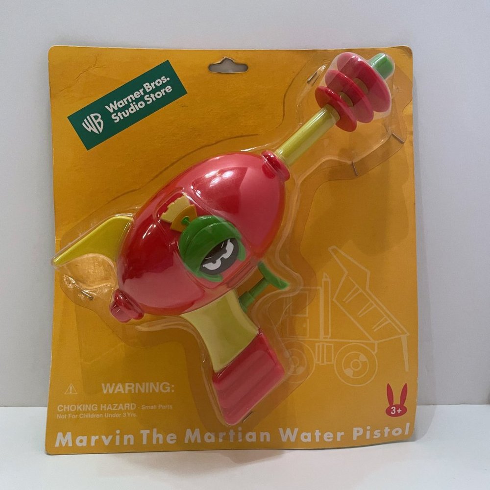 NIB Vintage 1999 Warner Bros Studio Store Marvin the Martian Water Pistol